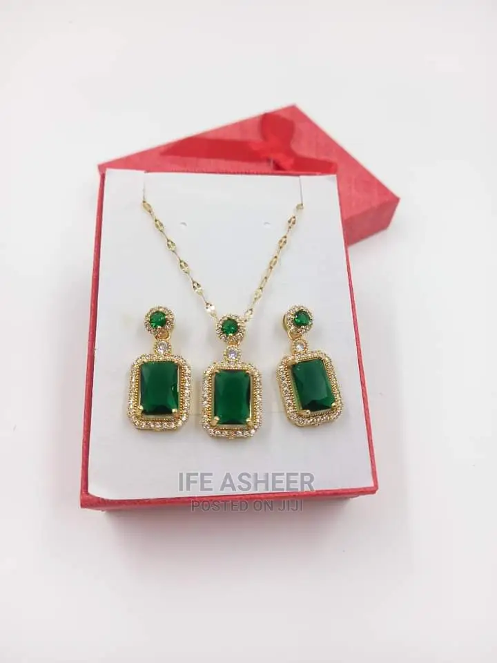 Ladies Set of Jewelry - Earrings, Pendant and Earrings