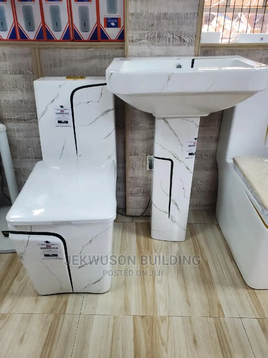 Black And White Wc Set