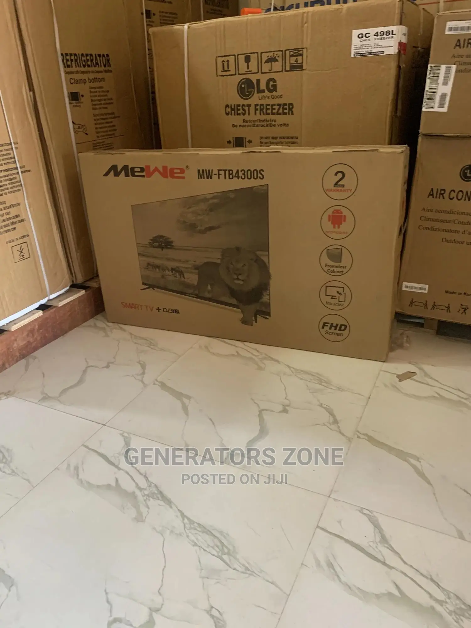 Mw-Ftb4300s Luxury Mewe Smart FHD Tv+2 Years Warranty