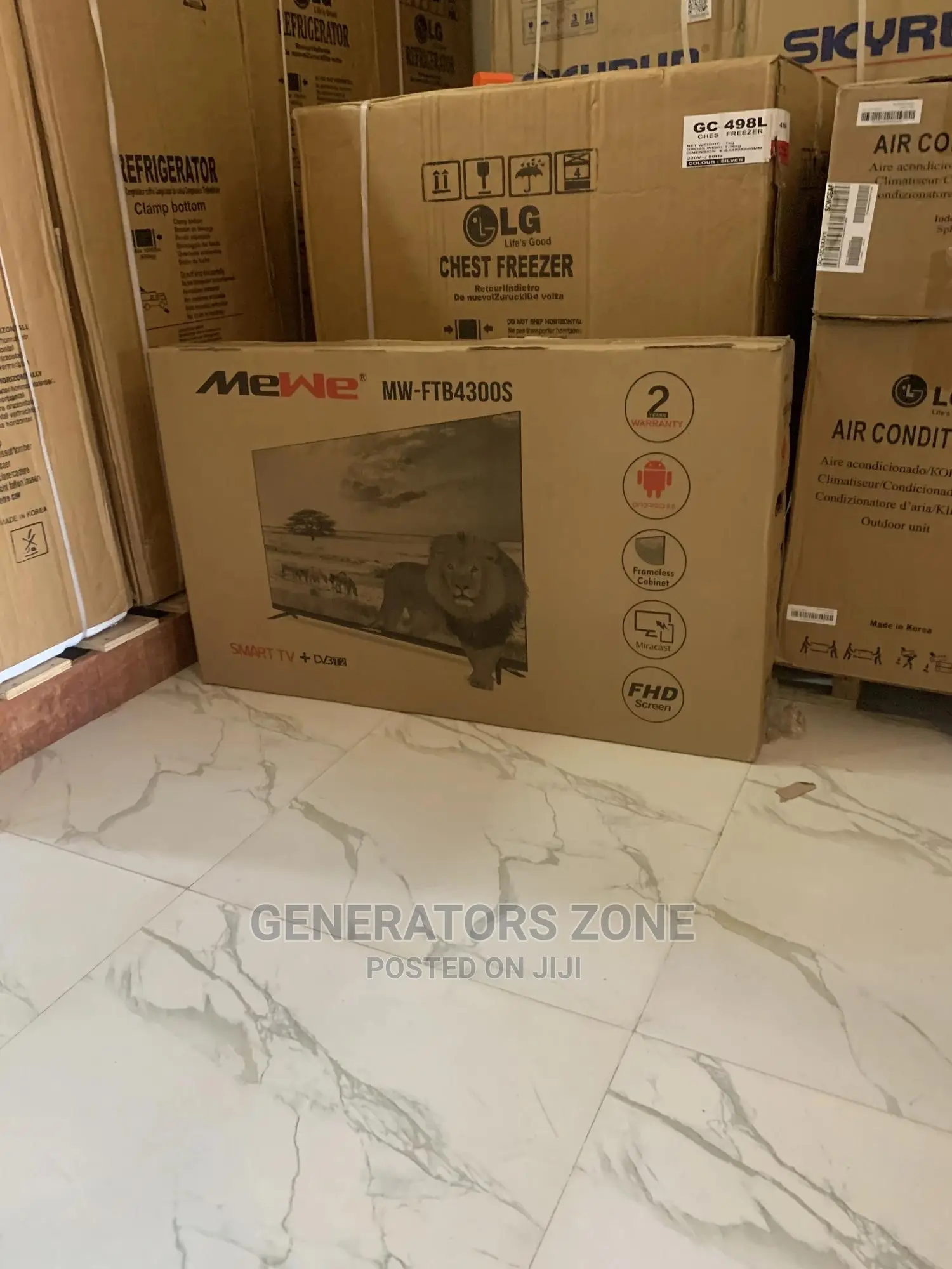 New Luxury 43 Inch Smart FHD Tv +Miracast