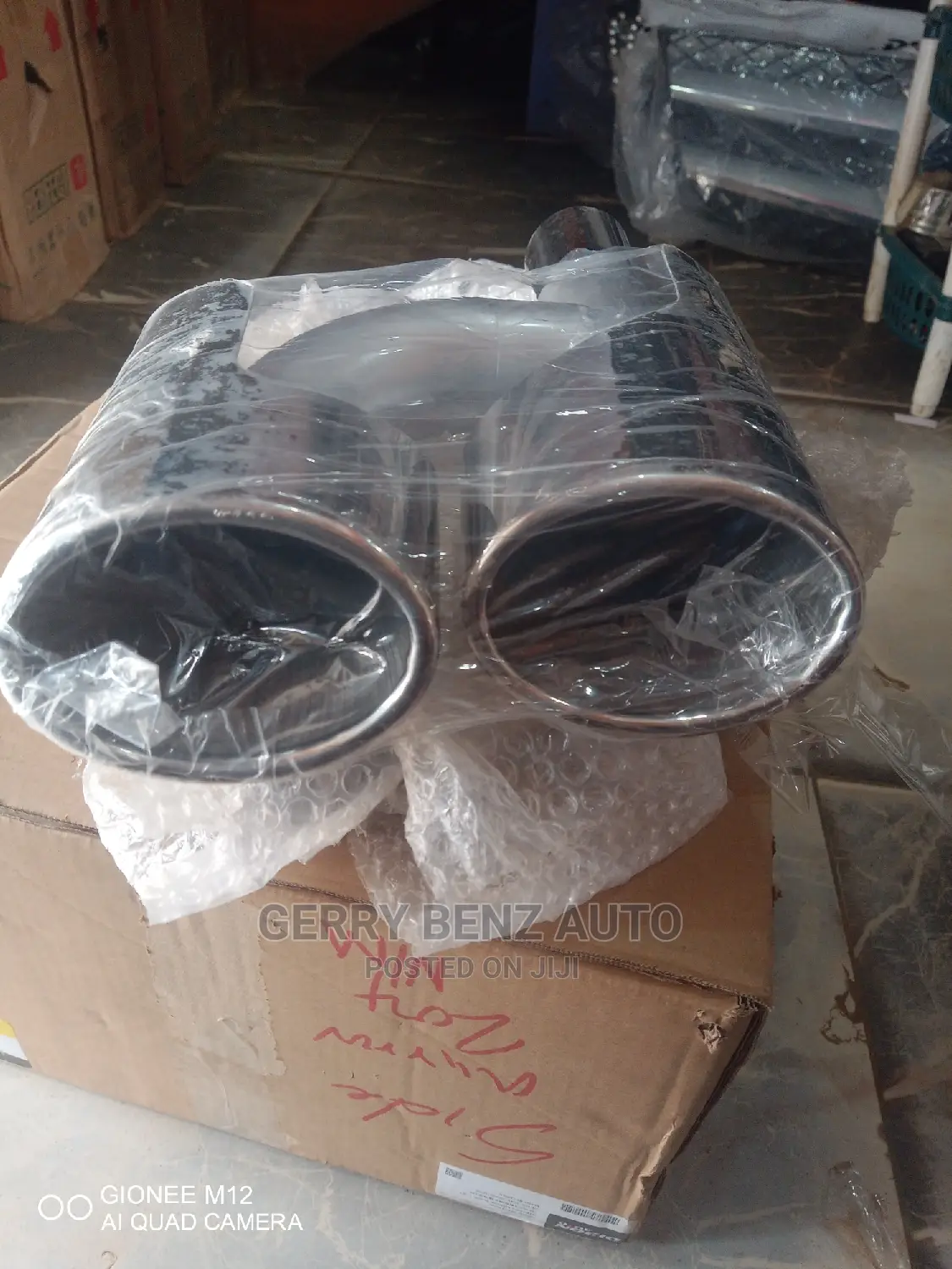 Exhaust Mouth, Double Silencer, Exhaust Muffler for Mercedes