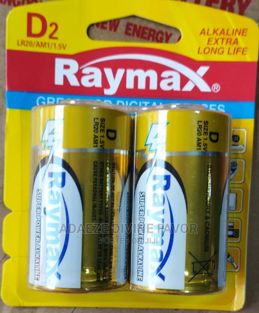 Raymax D2 Alkaline Battery