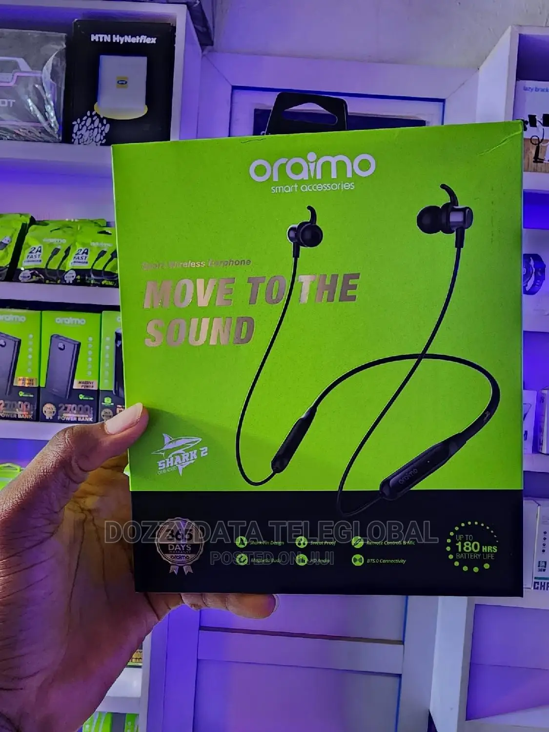 Oraimo Shark 2 Sport Wireless Earphones