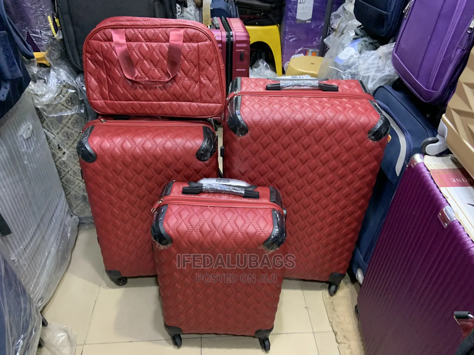 Set of Quality Leather Star Express Traveling Box