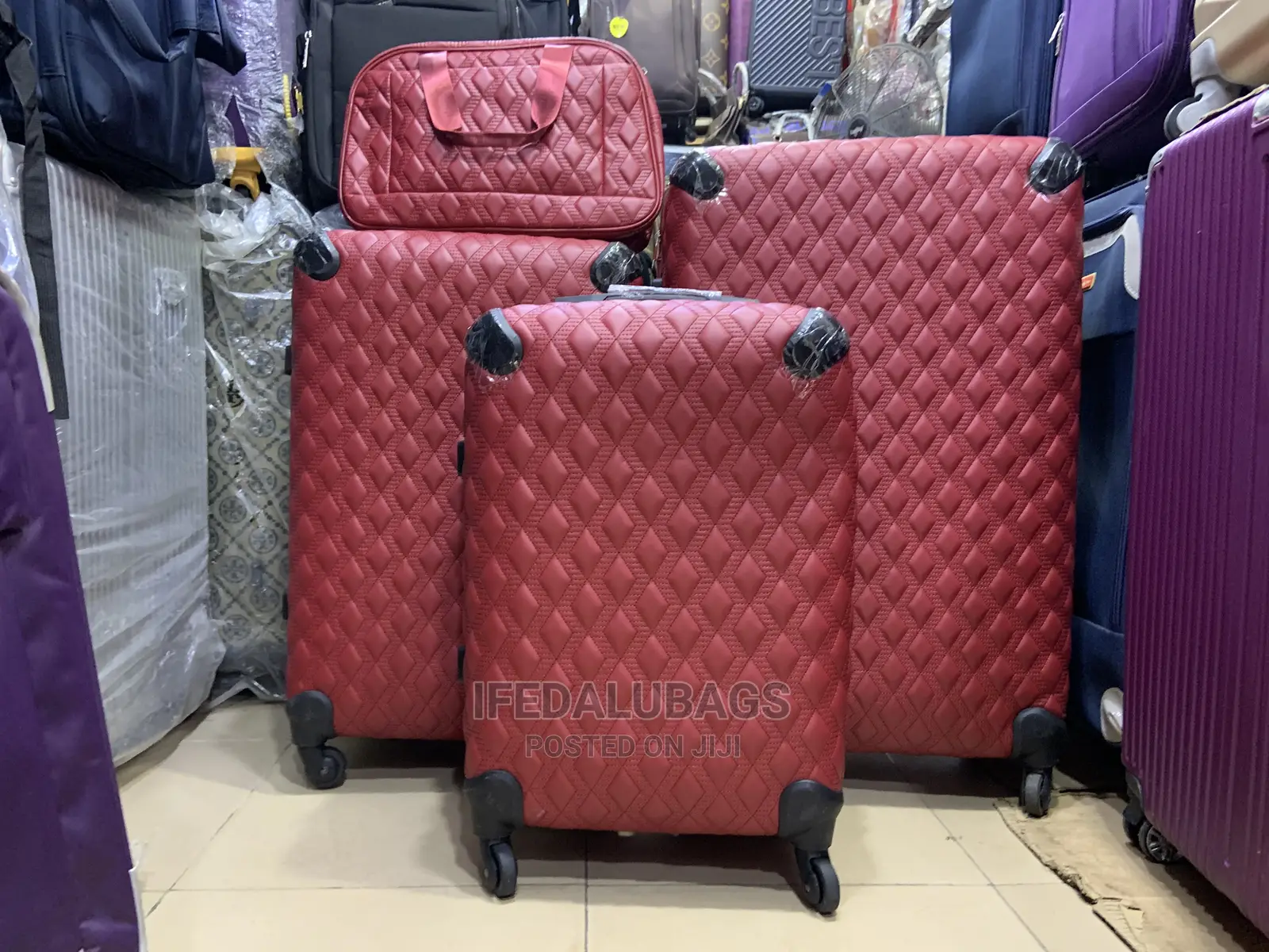 Set of Quality Leather Star Express Traveling Box