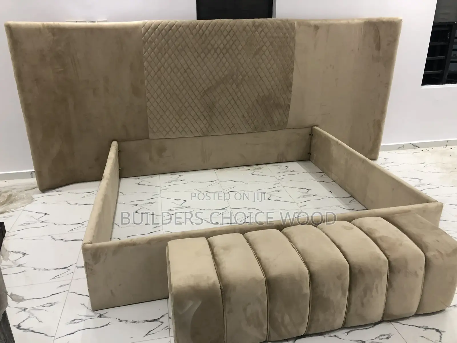 Bed and Side Drawers