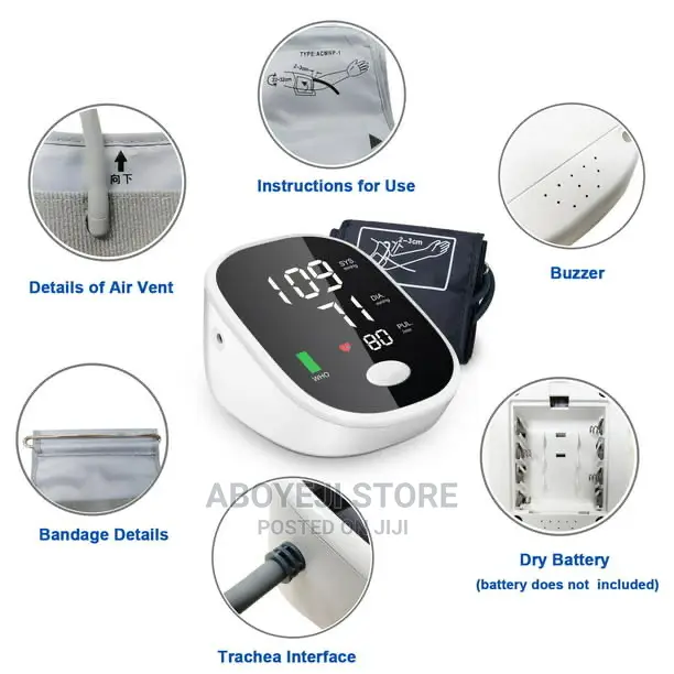 Digital Blood Pressure Monitor Bp Machine + Voice Function