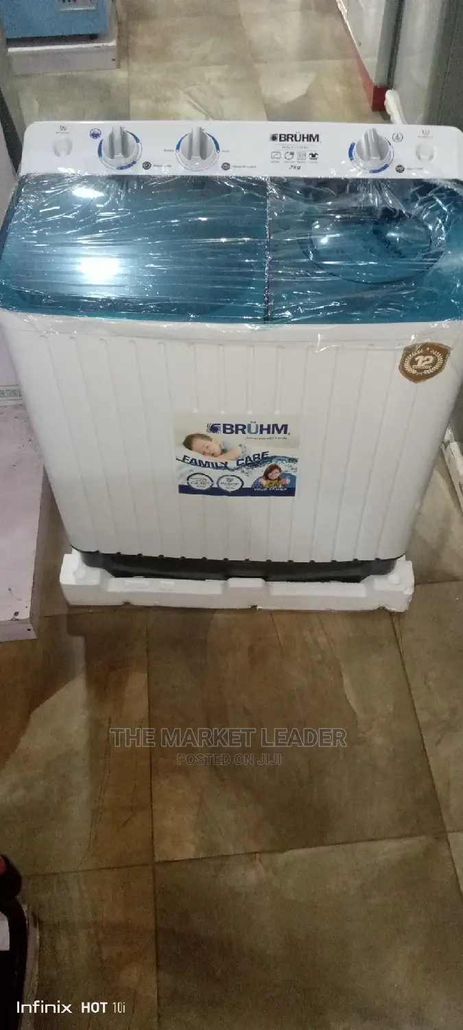 Bruhm 7kg Twin Tub Washing Machine