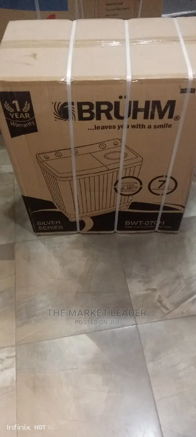 Bruhm 7kg Twin Tub Washing Machine