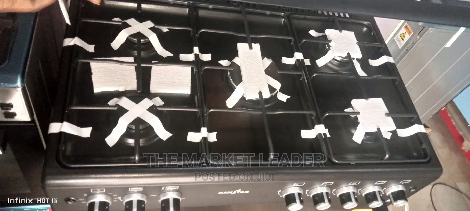 Kenstar Gas Cooker 5 Gas Burner With Grill Oven