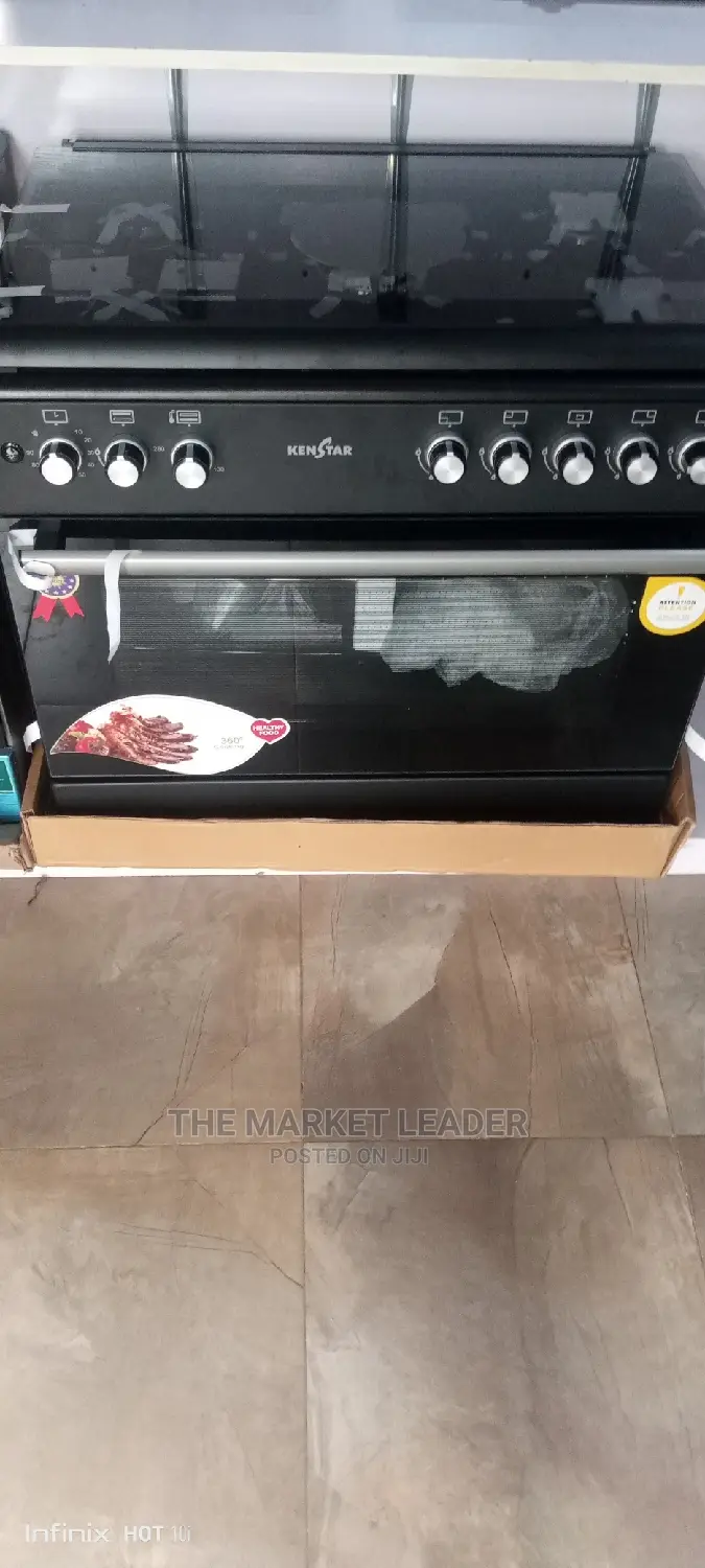 Kenstar Gas Cooker 5 Gas Burner With Grill Oven