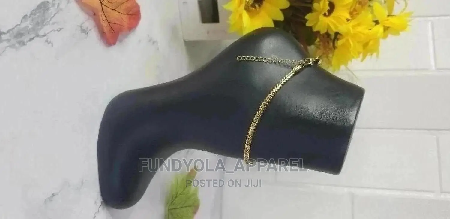 Gold Pure Stainless Steel Leg Chain Anklet