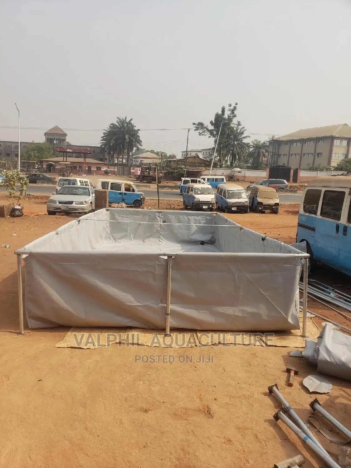 Accommodating Tarpaulin Fish Pond