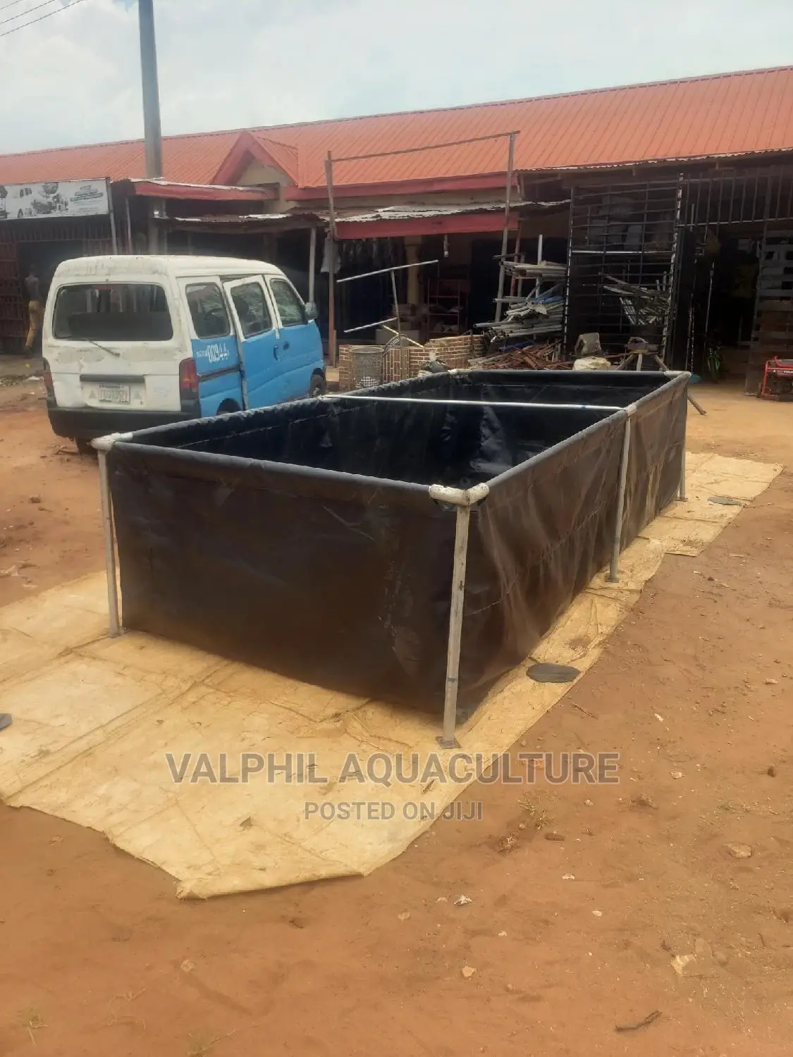 Simple Tarpaulin Fish Pond