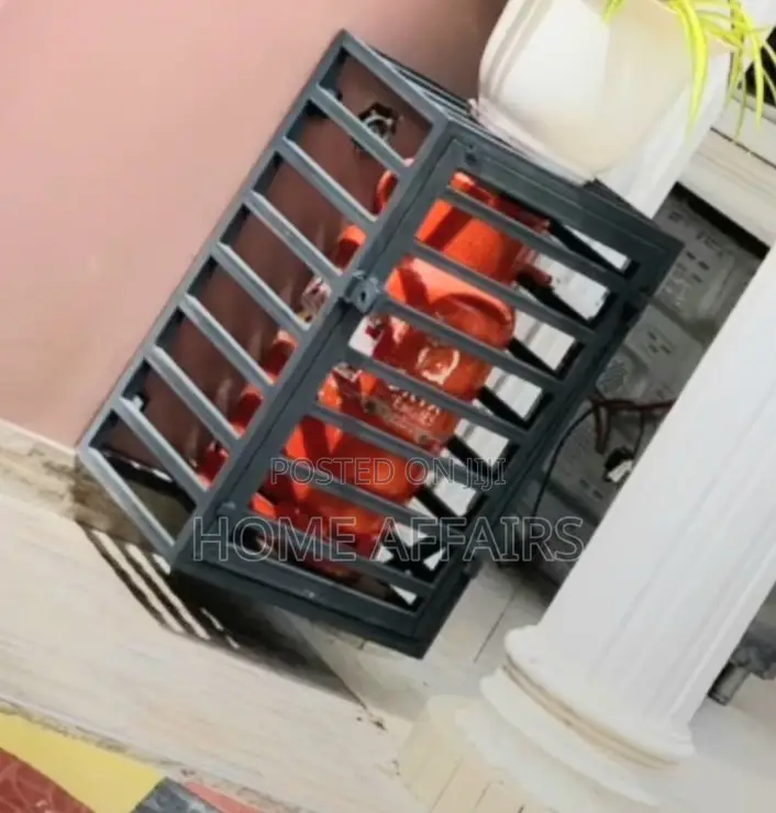 12.5kg Gas Cylinder Cage Protector +Installation (DELIVERY