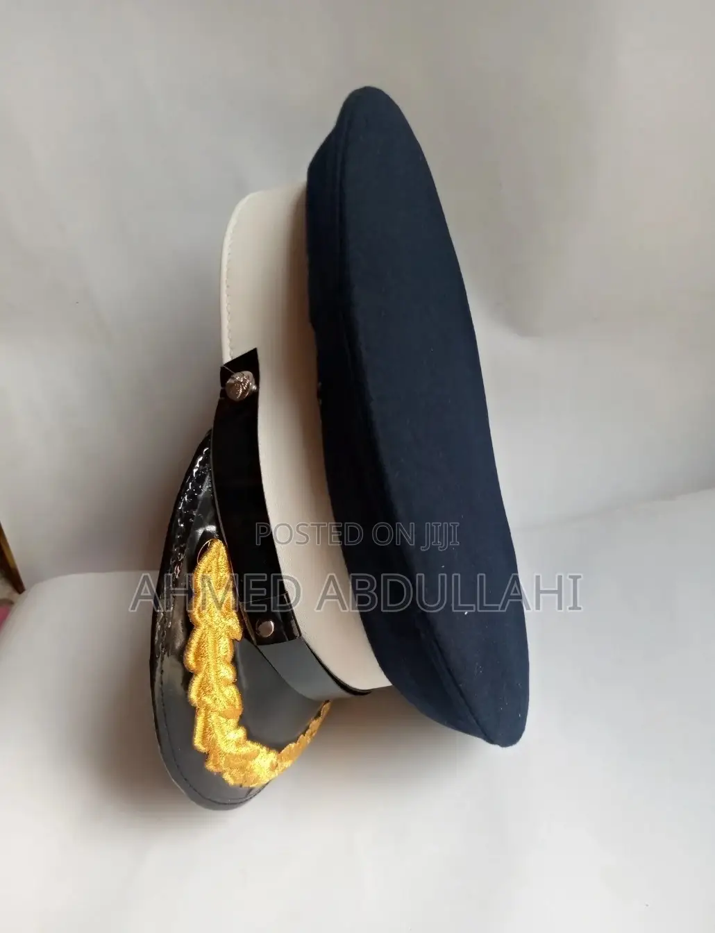 Police Cap With Flower/ Security Cap