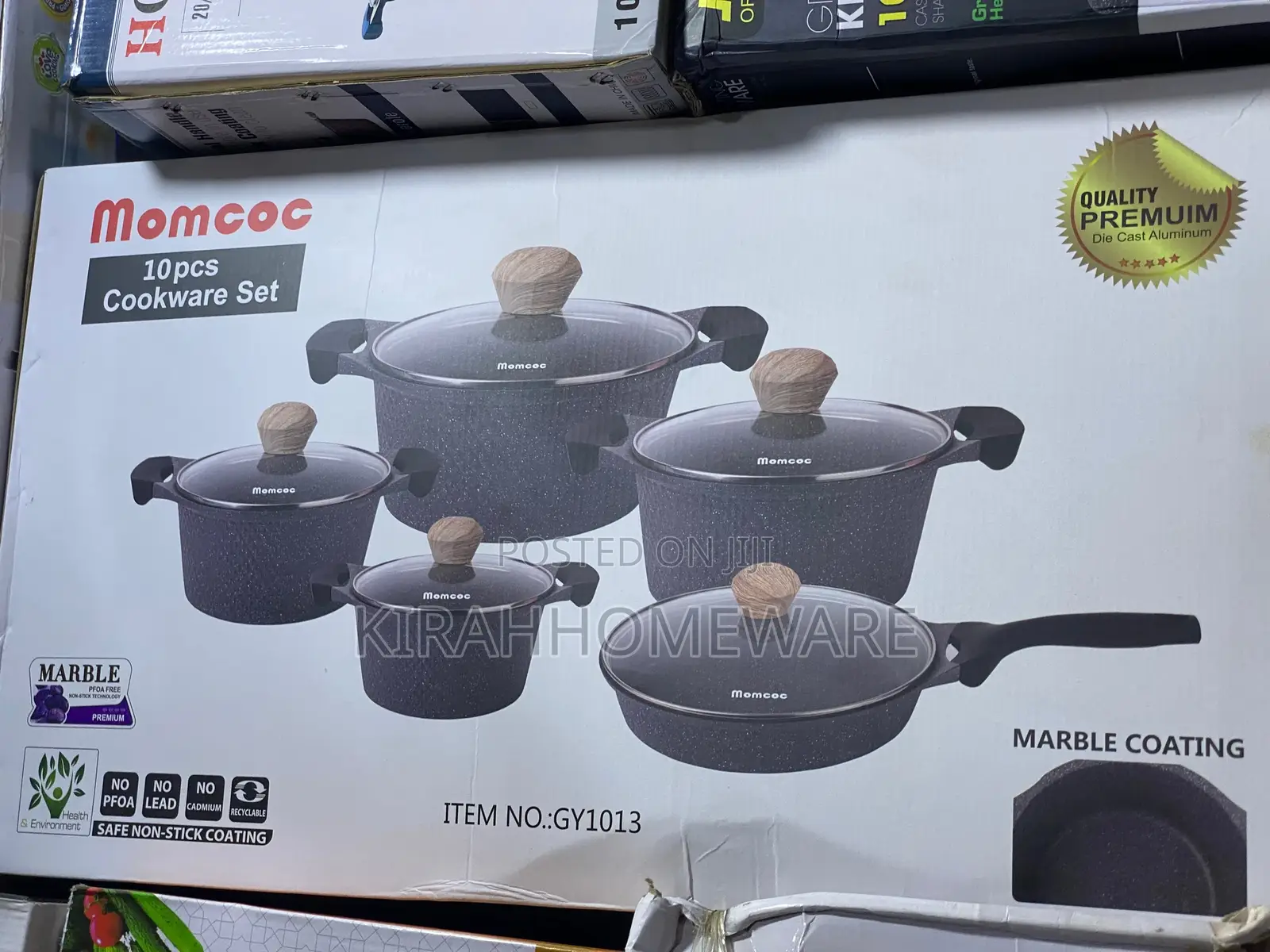 Granite Nonstick Cookware Pot 10pcs)