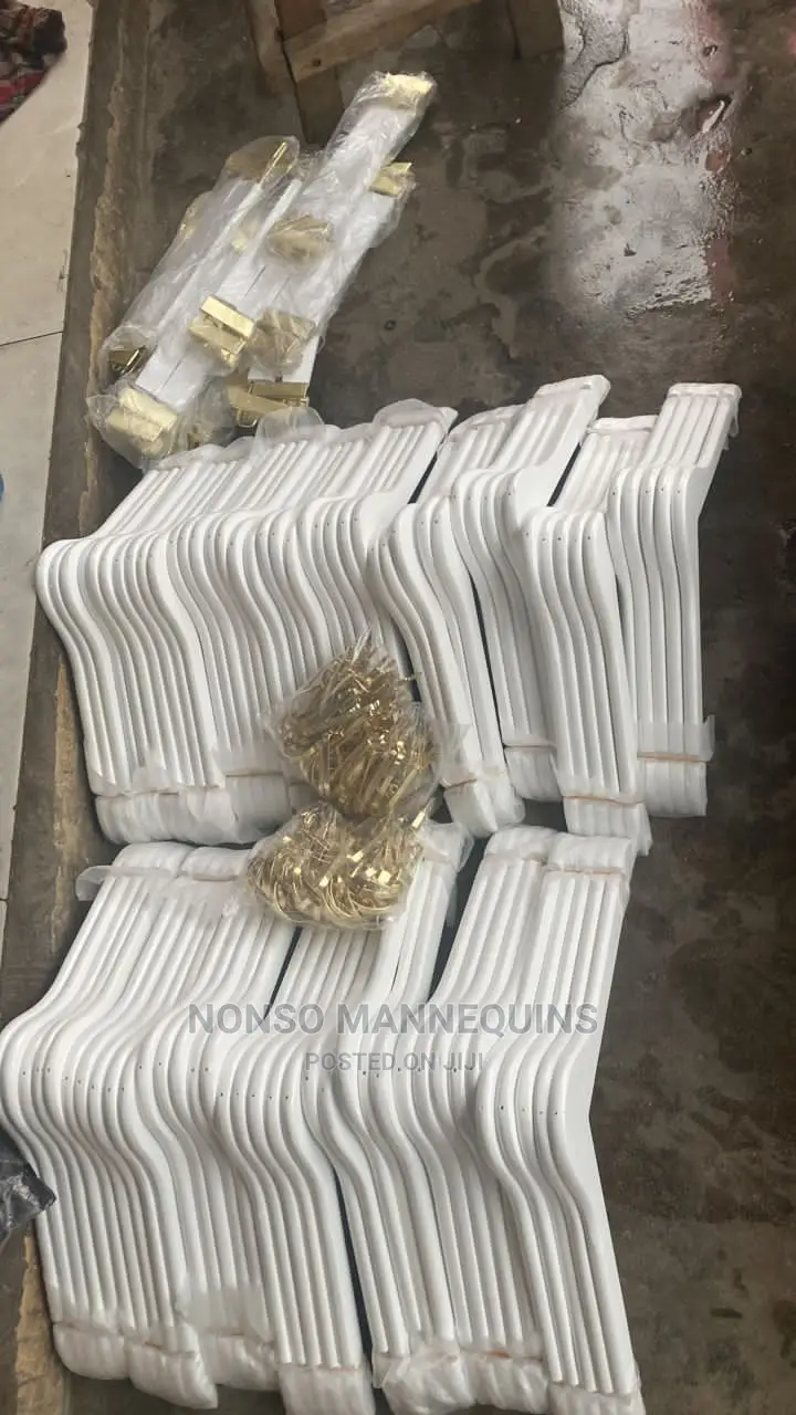 White Gold Hanger's For Shirt/Trousers