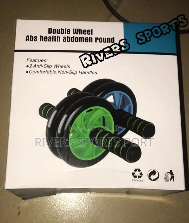 Super Mute Non-Slip Double Wheel Abdominal Ab Wheel Roller