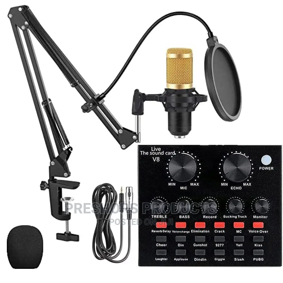 High Quality Bm 800 Complete Set With V8 Soundcard