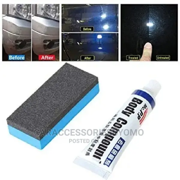 Car Body Compound Scratch Repair Wax With Sponge Brush