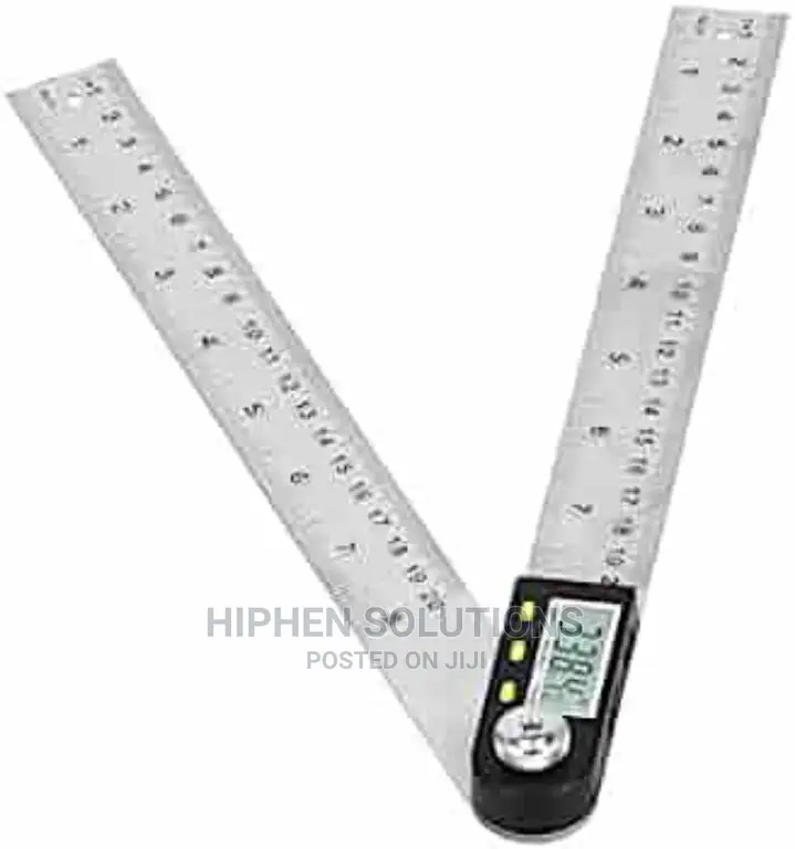 Portable 7inch / 200mm Stainless Steel Digital Angle Ruler