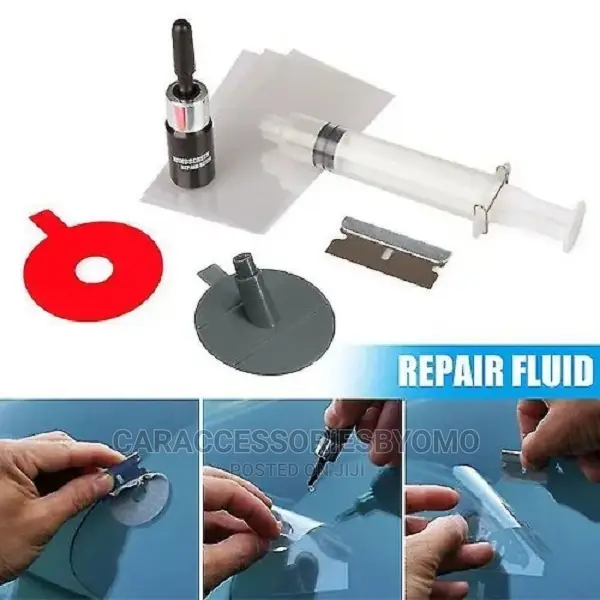 Windscreen Windshield Repair Kit Tool - Glass Corrector