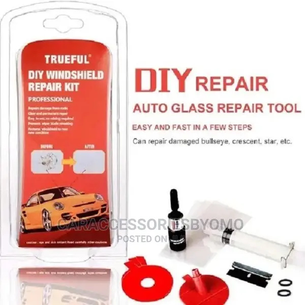 Trueful Windscreen Windshield Repair Kit Tool -