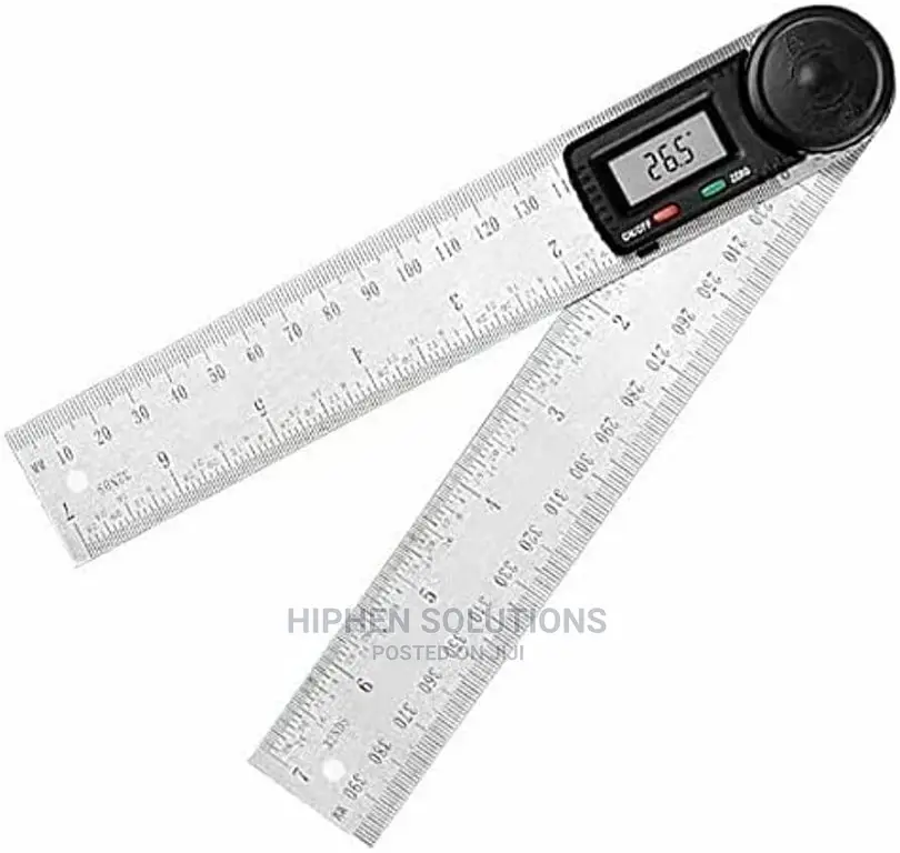 Digital Sliding Angle Ruler Digital Protractor Triangle Rule