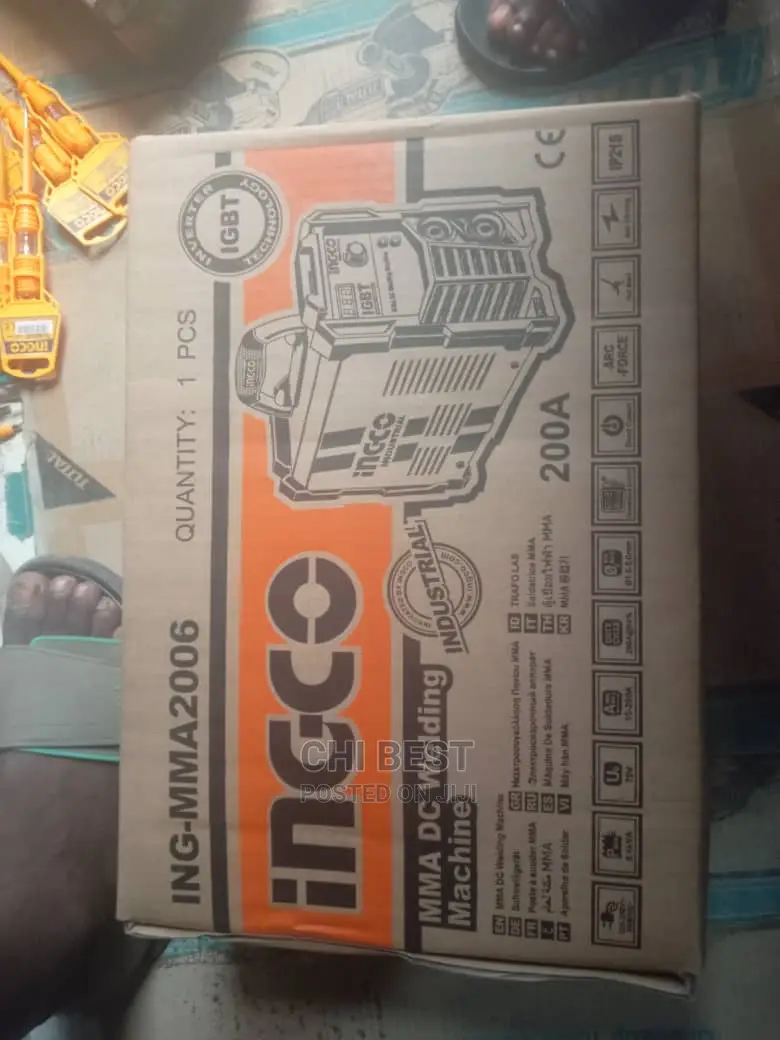 Ingco Industrial Inverter Welding Machine - 200a