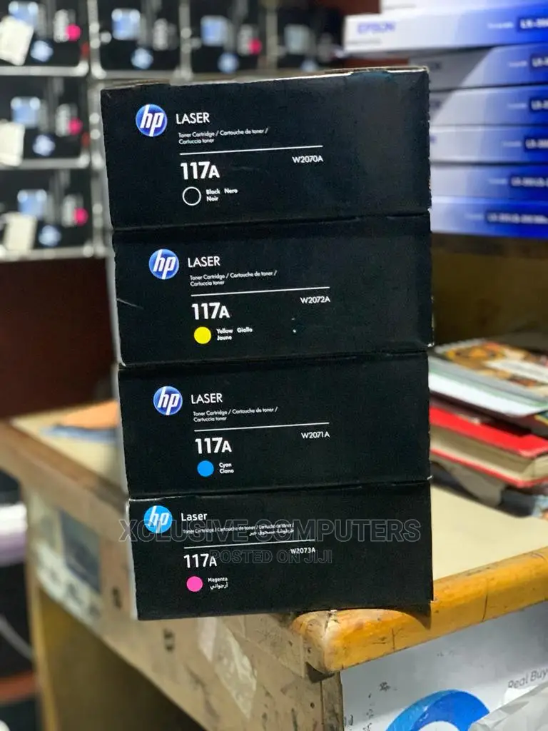 Genuine Hp Toner Cartridge 117a Bk/Y/M/C