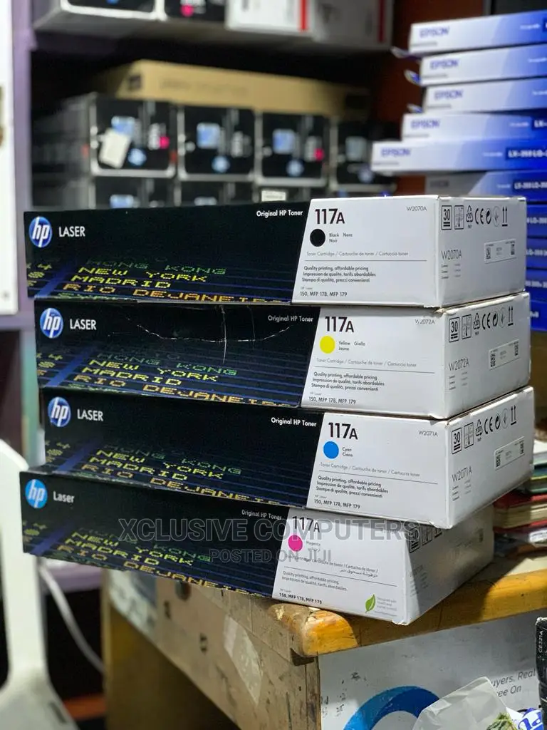 Genuine Hp Toner Cartridge 117a Bk/Y/M/C