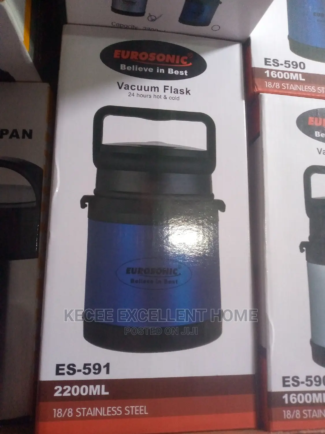 Eurosonic Quality Vacuum Food Flask 2.2L