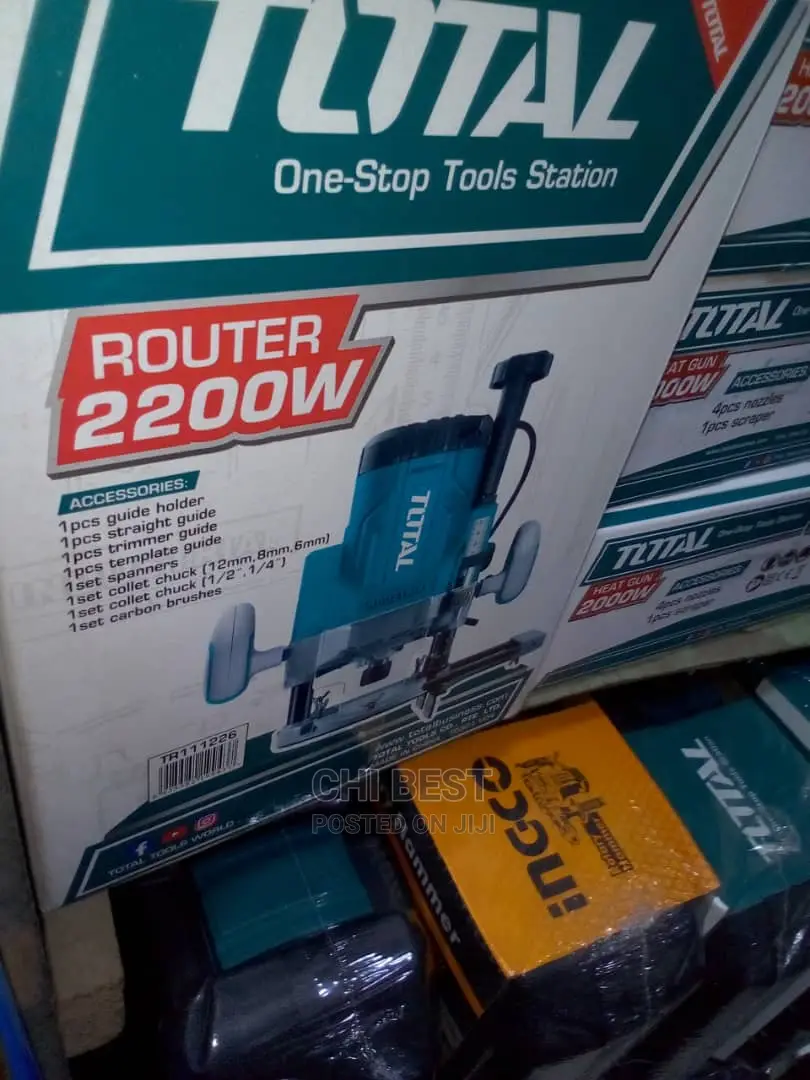 Total Electric Router 2200W