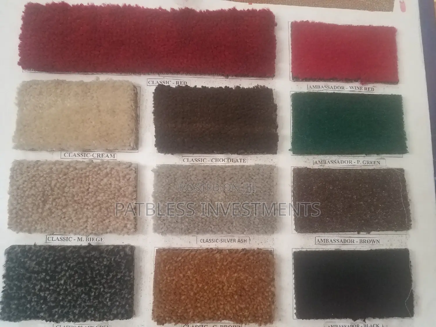 Classic Vip Ambassador Rugs in Colors Persqm