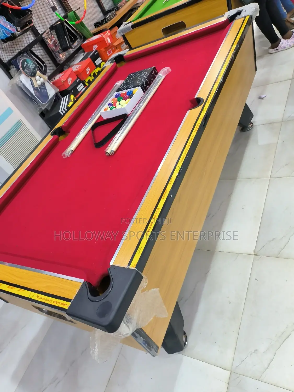 Quality Made 7ft HDF Marble And Coin Snooker Table