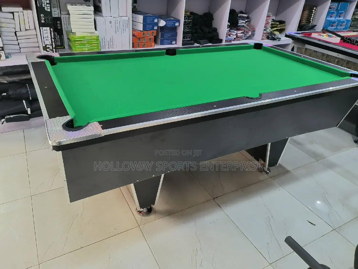 New 7ft Pool Hdf Snooker Green Felt