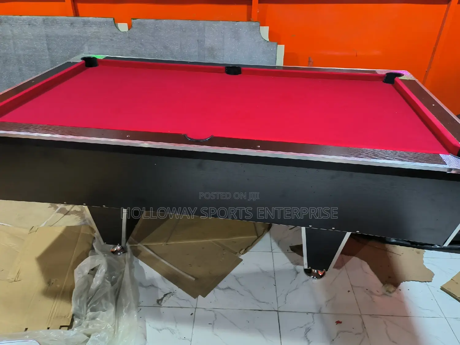 Red HDF TOP 7ft Snooker and Pure Black Body