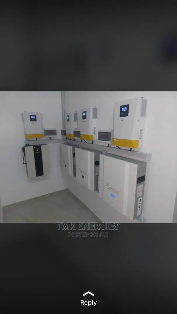 20kva Solar Installation With 7.2kwh Lithium Ion Batteries
