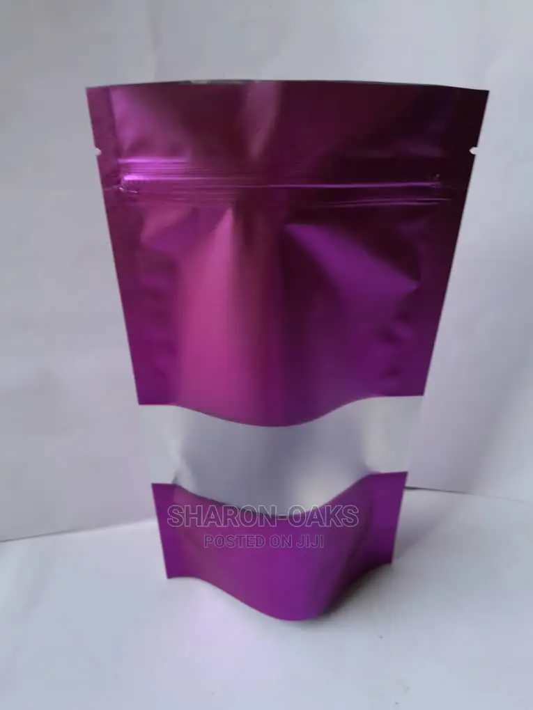 Purple Aluminium Foil Pouch