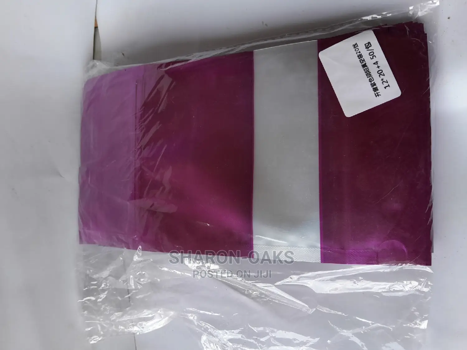 Purple Aluminium Foil Pouch