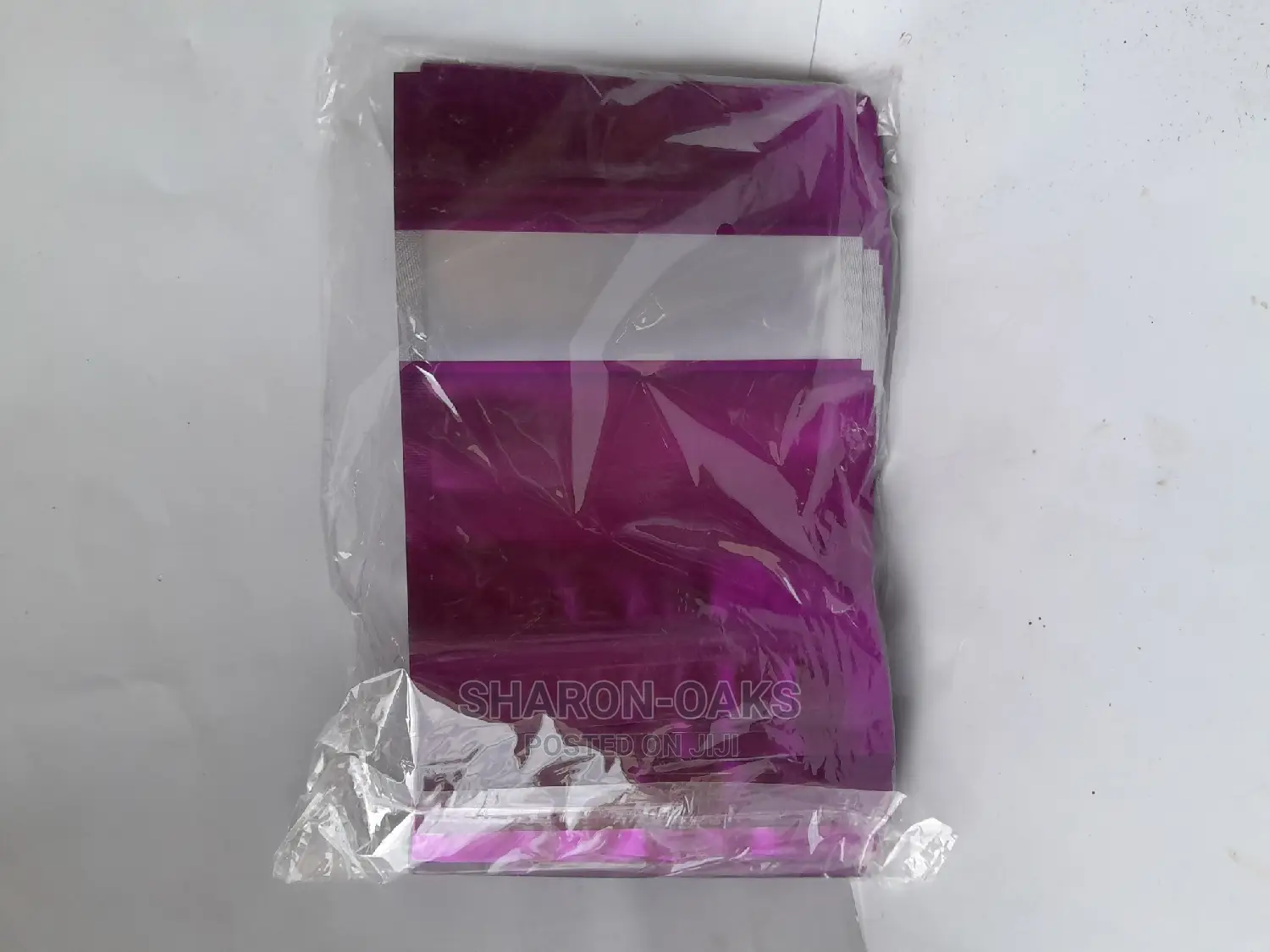 Purple Aluminium Foil Pouch 10 X 15cm 50pcs