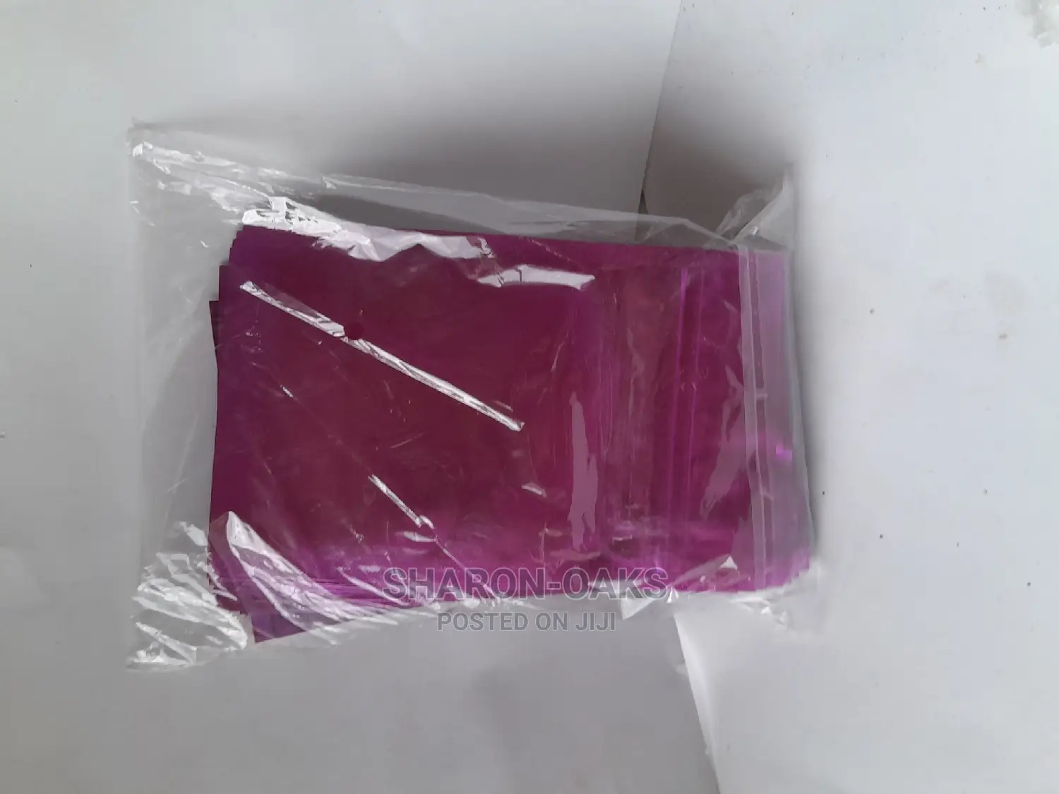 Purple Aluminium Foil Pouch 10 X 15cm 50pcs