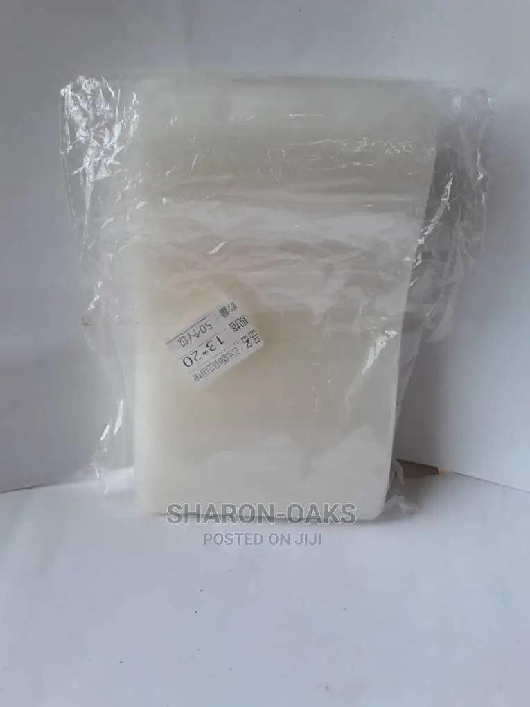 Frosted Transparent Pouch 13 X 20cm 50pcs