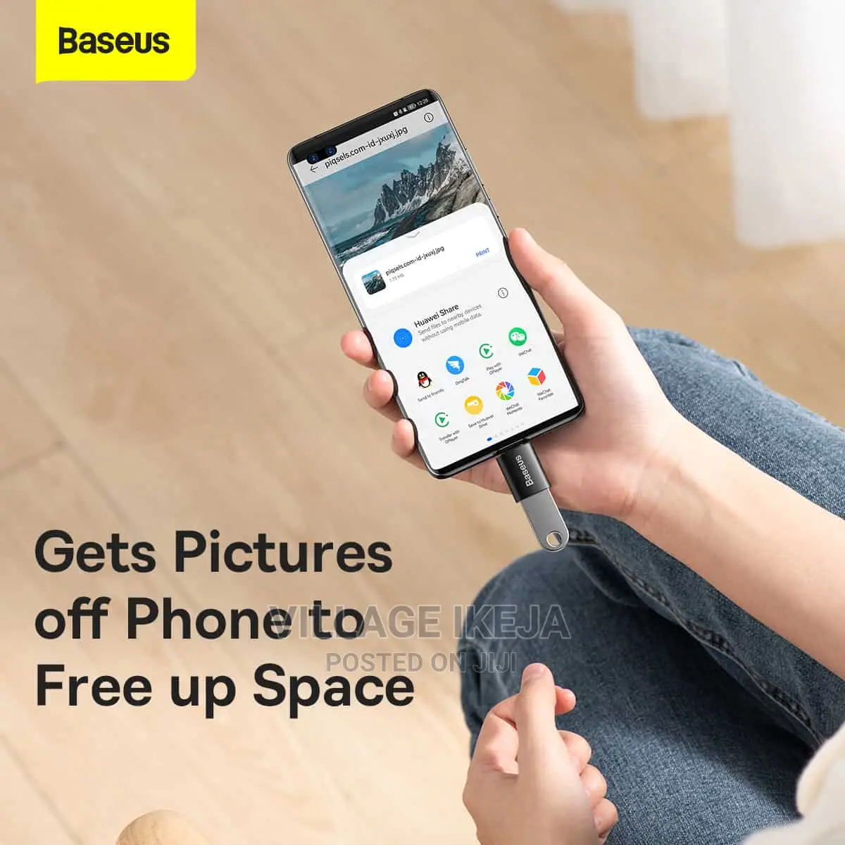 Baseus Ingenuity Series Mini OTG Adapter Type C to Usb a 3.1