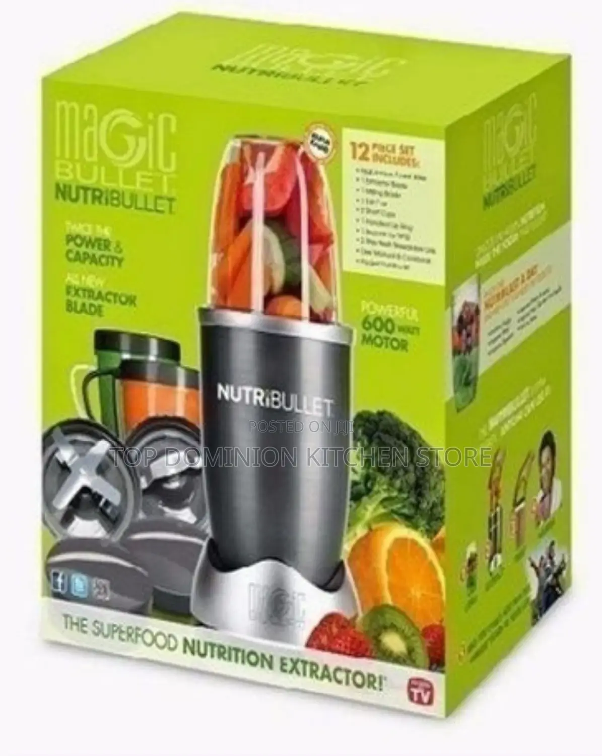 Nutribullet Magic-Bullet Pro Food/Fruit Extractor/Blender