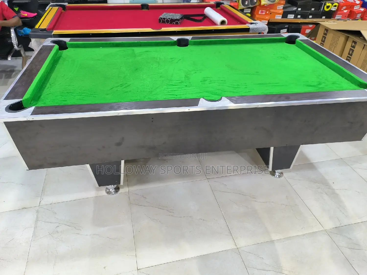 Pool Table Green Hdf With Accessories