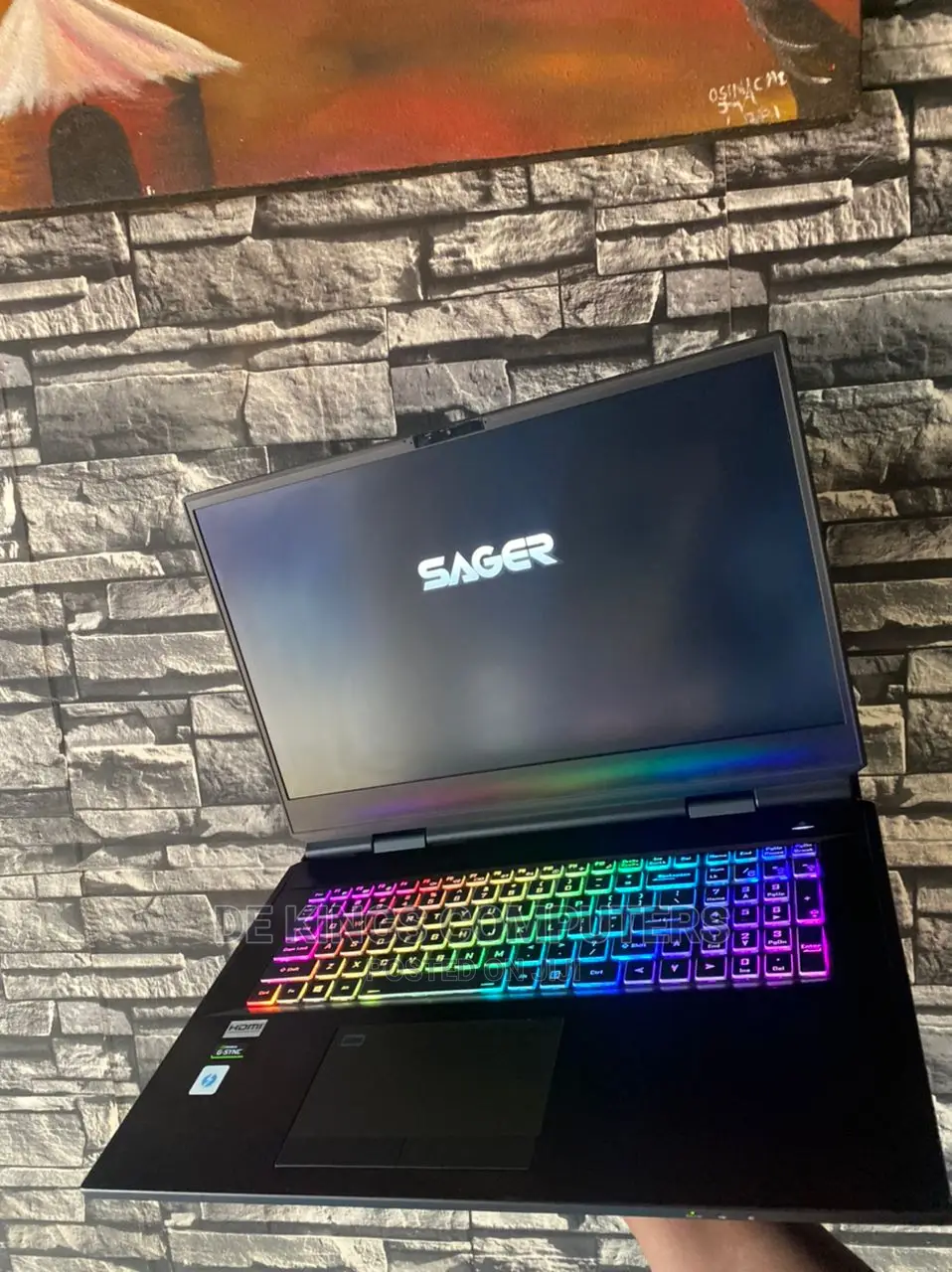 Laptop Sager NP9877 32GB Intel Core i7 SSD 512GB