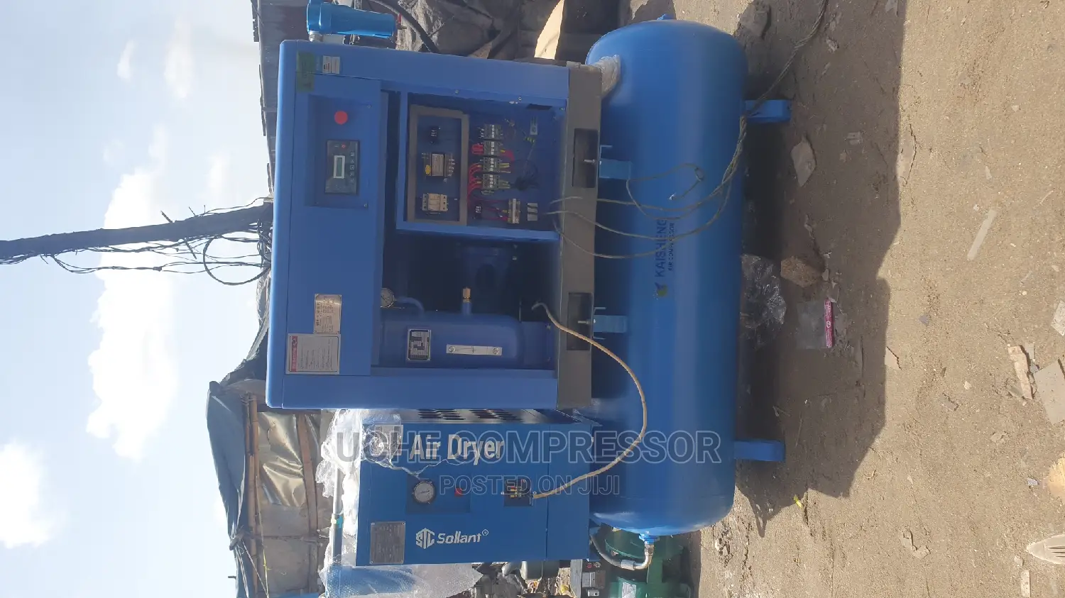 Screw Air Compressor With Dryer 500L