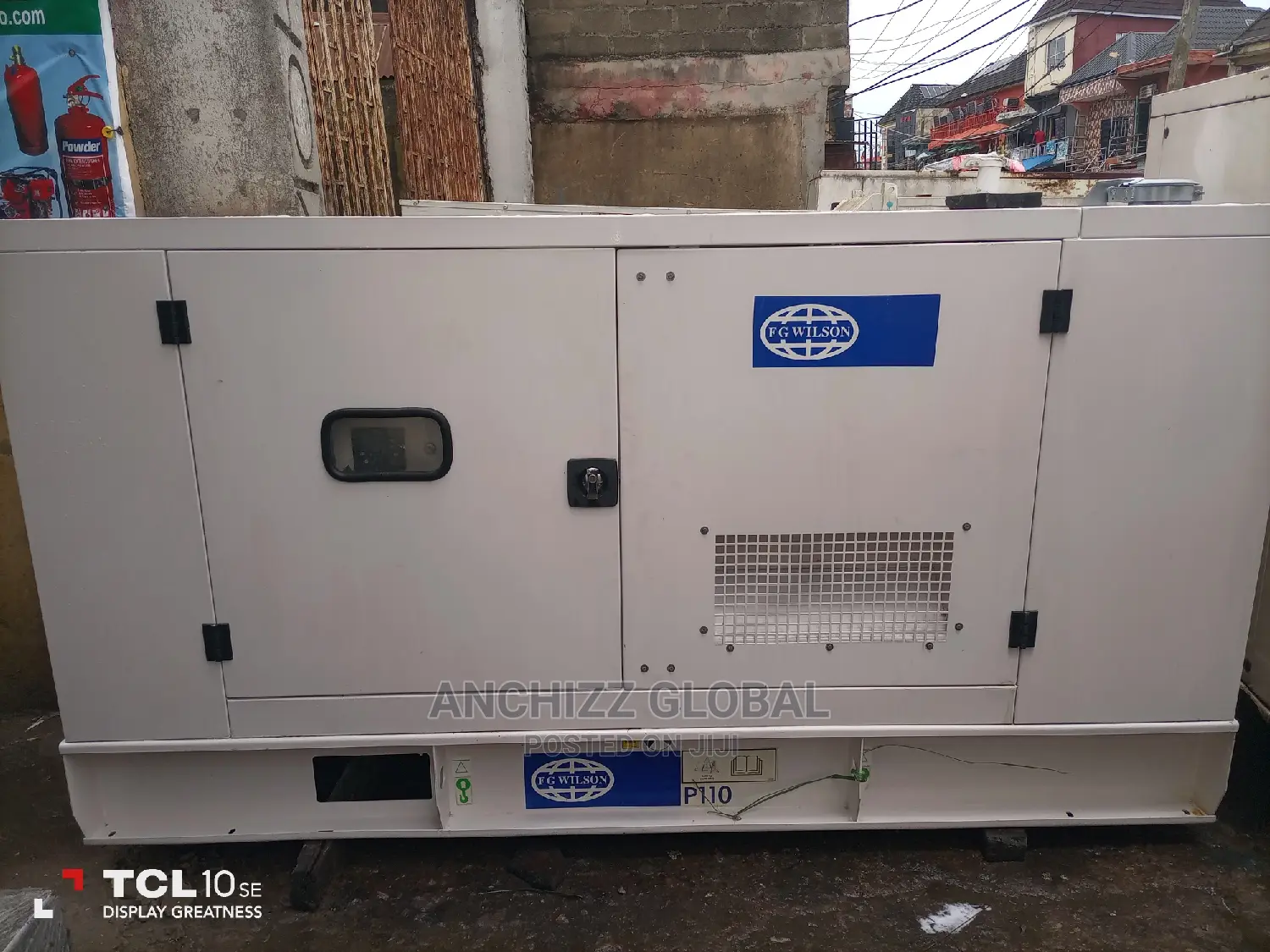 100kva Soundproof F.G Wilson With Leroy Somer Altetnator